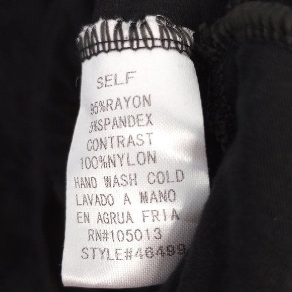 Altar'd State Black Lace Overlay Bell Sleeved Tunic Blouse - Picture 10 of 10